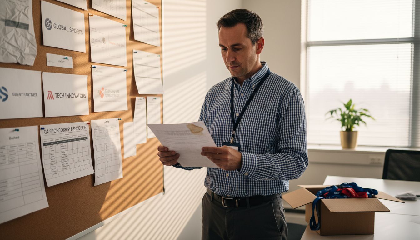 Sponsorship planning with partner logos