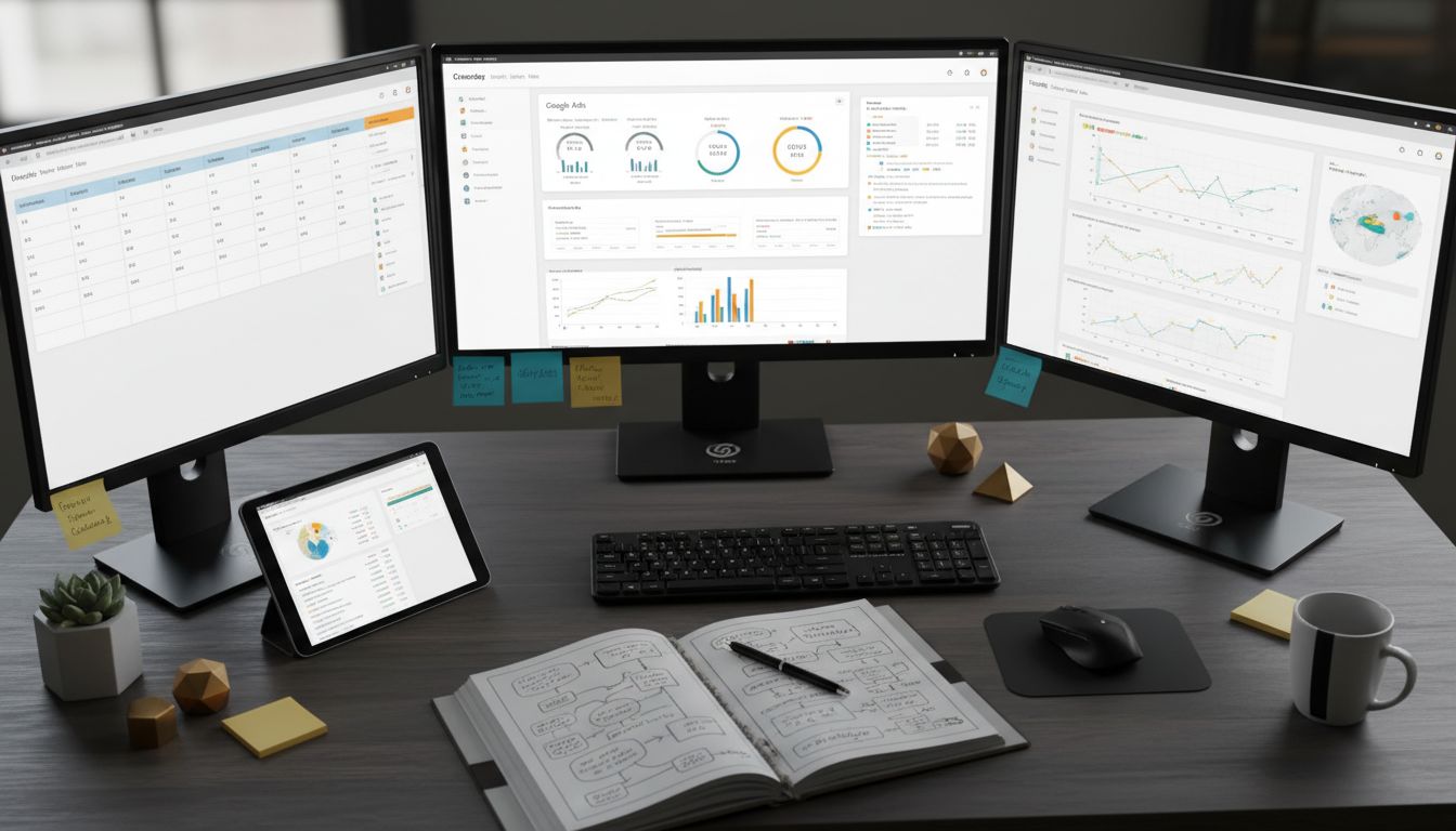 digital marketing tools workspace