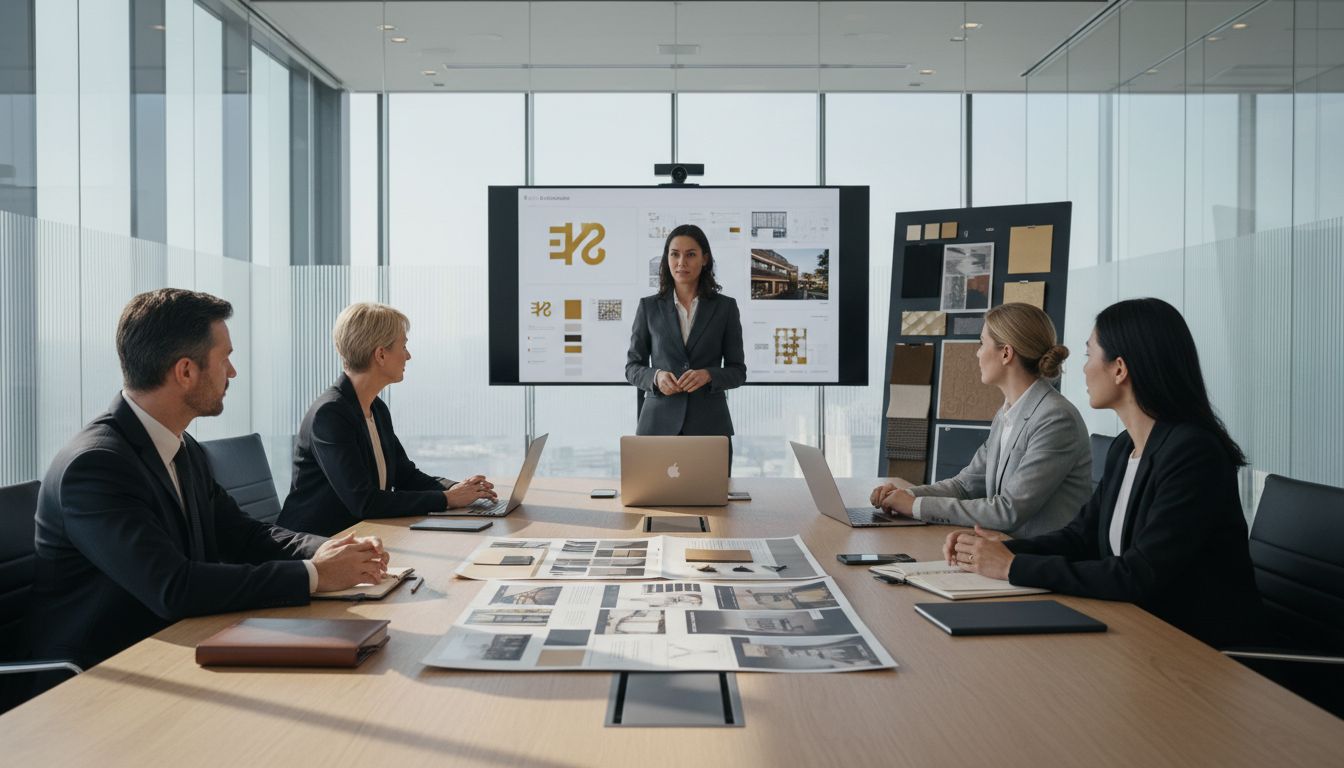 σύγχρονη επιχειρηματική αίθουσα