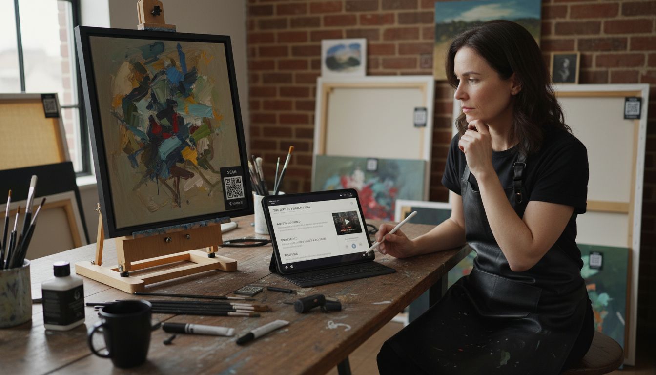 artist scannable labels