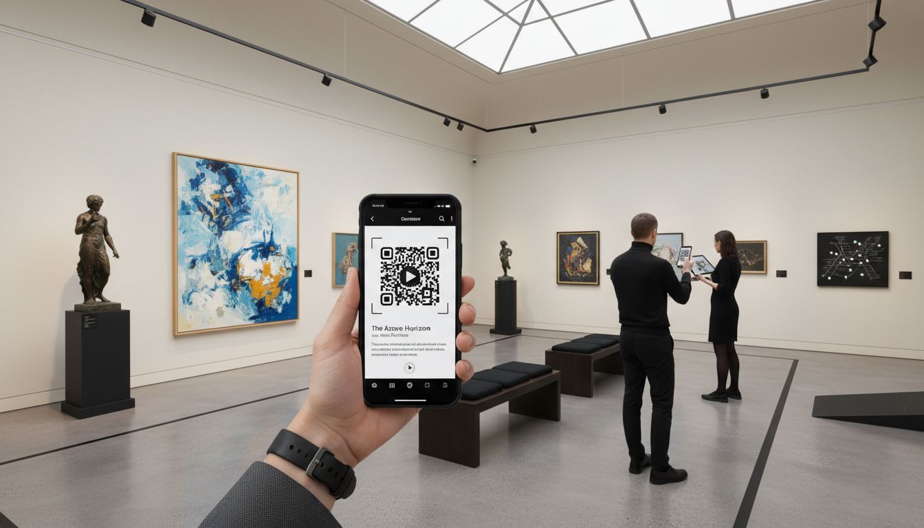 art gallery QR