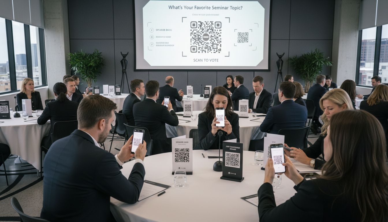 corporate event qr