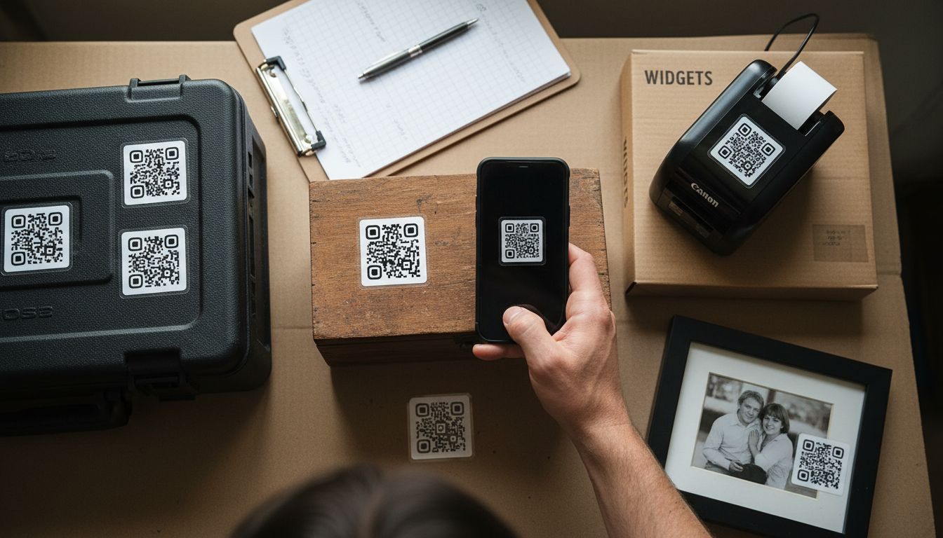 qr label organization