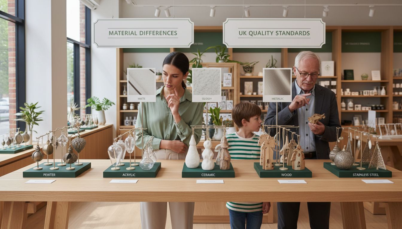 ornament material comparison