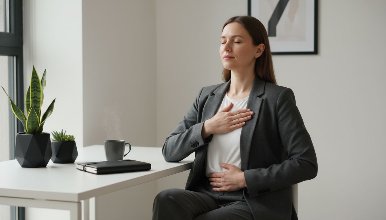 mindful breathing at work