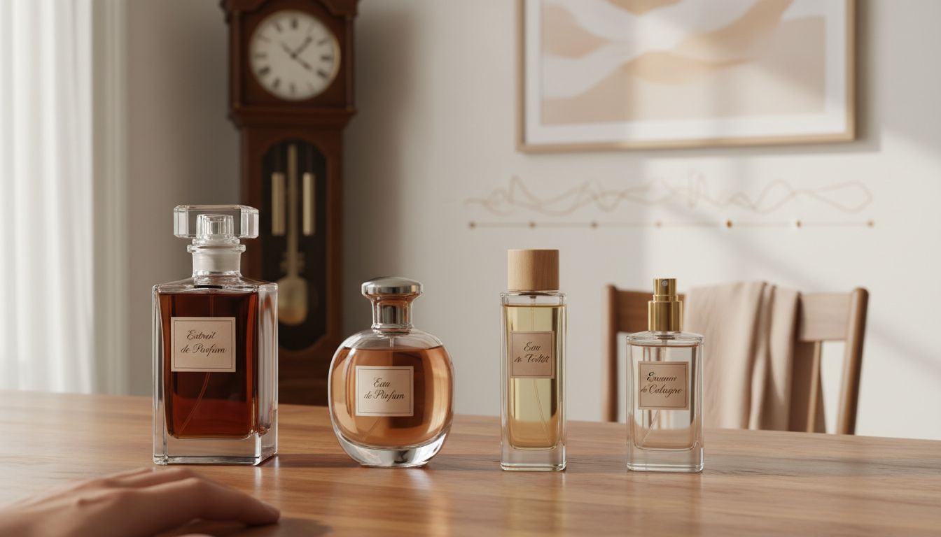 parfumconcentraties vergelijking flesjes