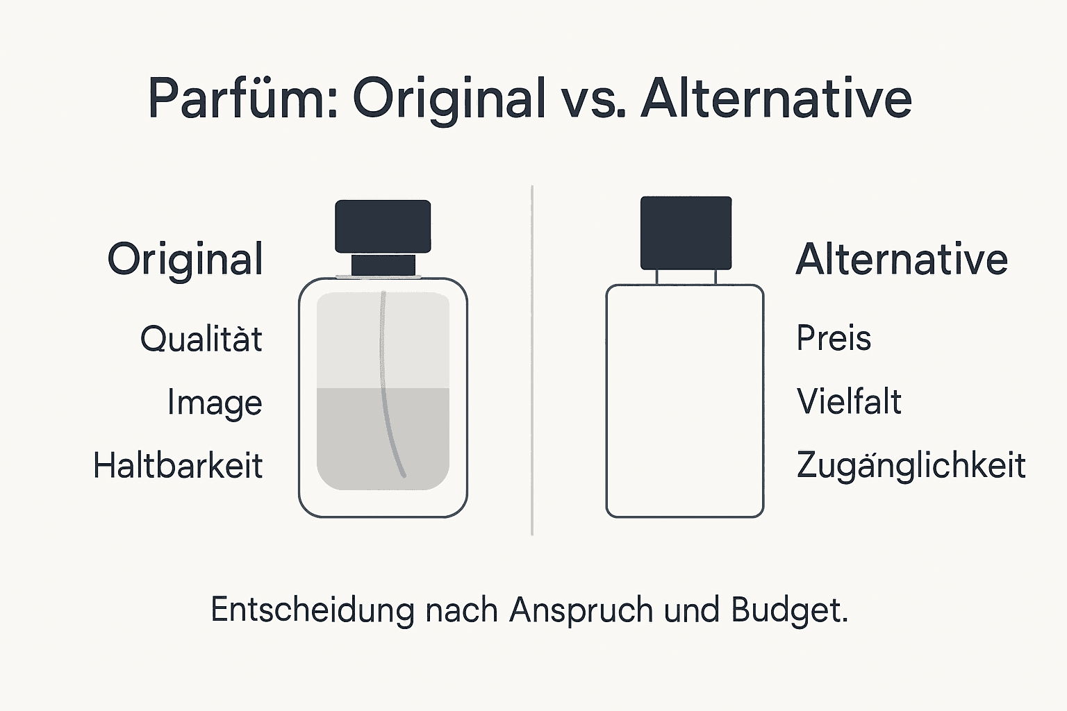 Überblick: Markenparfüms und ihre erschwinglichen Alternativen auf einen Blick