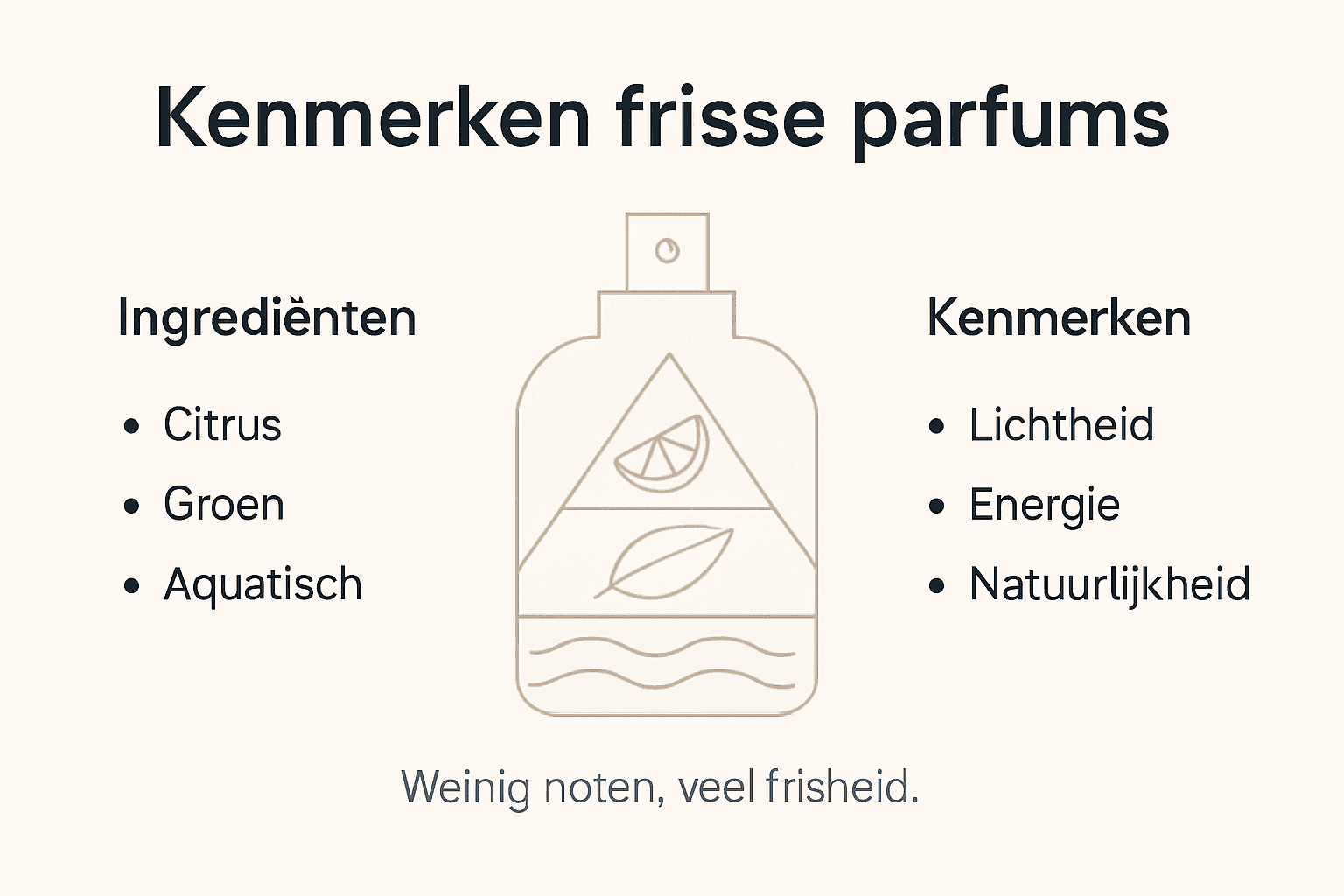 Overzicht van frisse parfums: de belangrijkste kenmerken op een rij