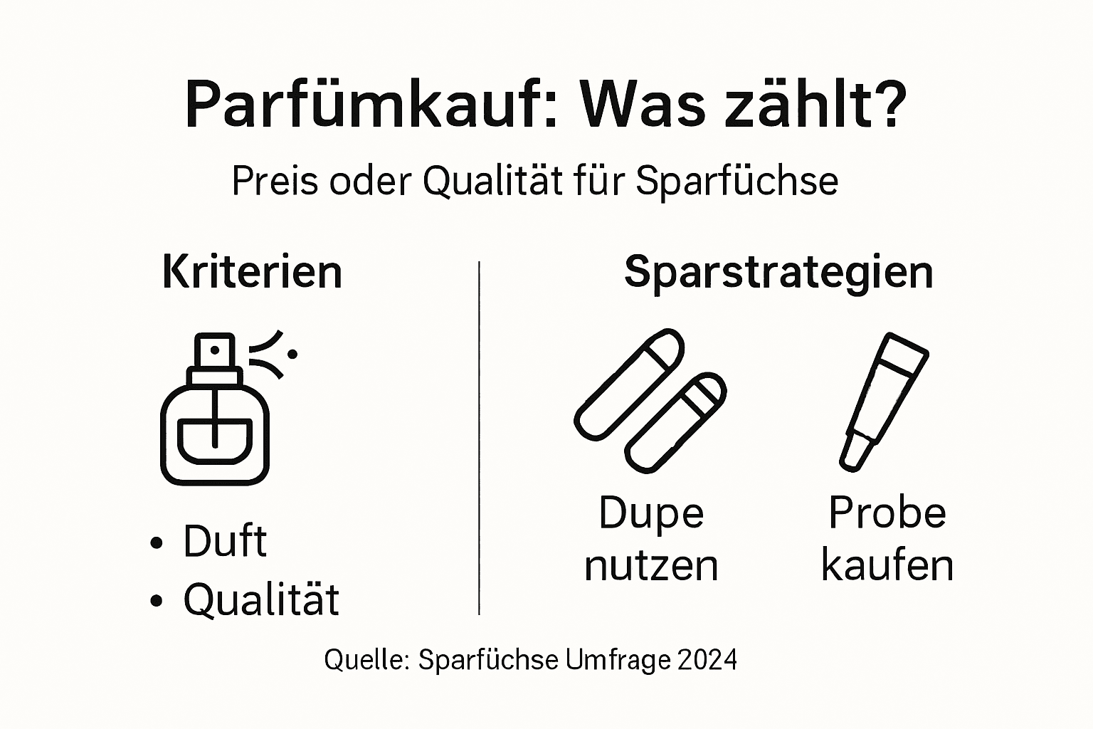 Infografik: Worauf achten beim Parfümkauf und wie beim Duft sparen?