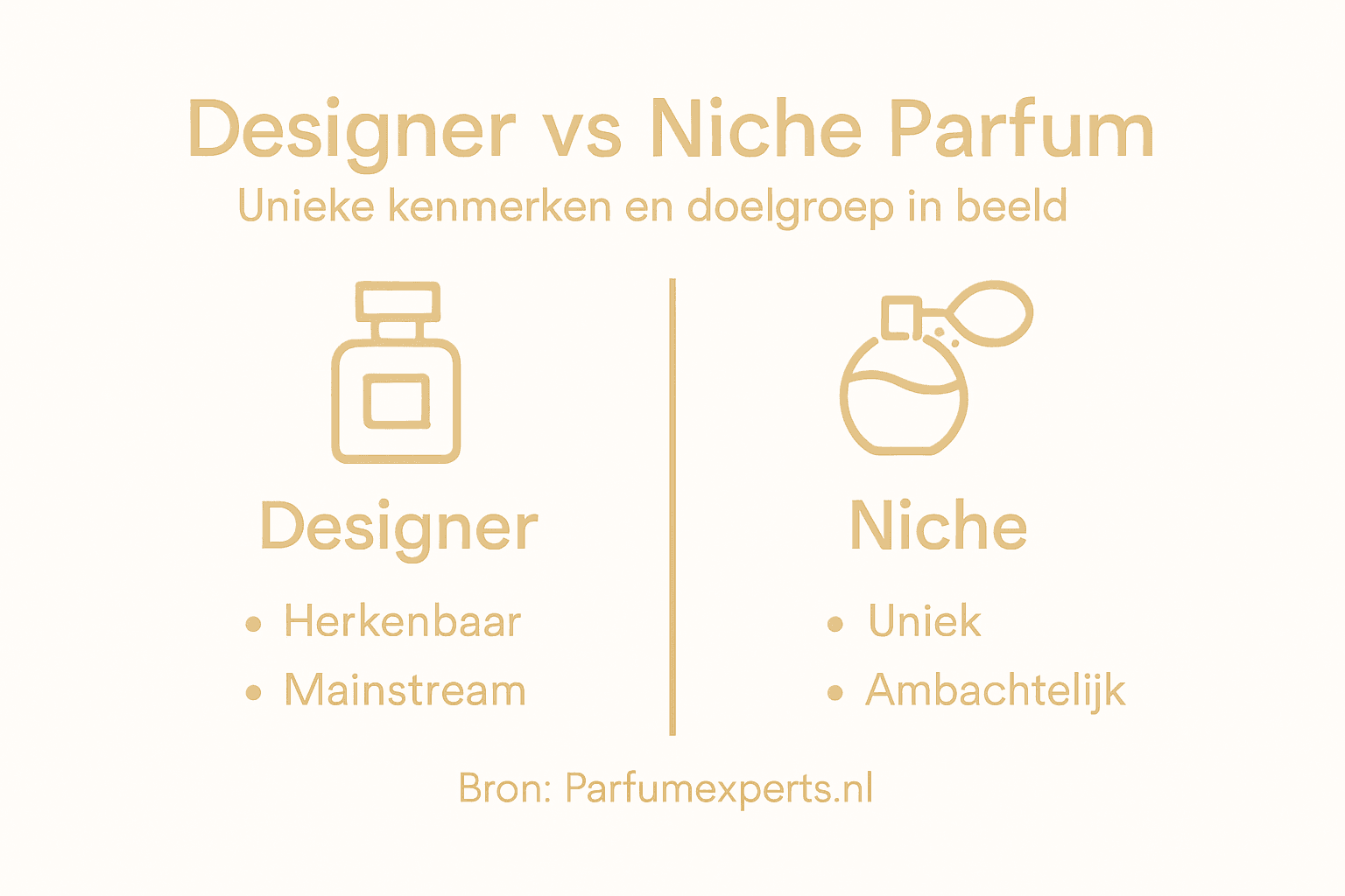 Infographic: het verschil tussen designerparfums en nichegeuren