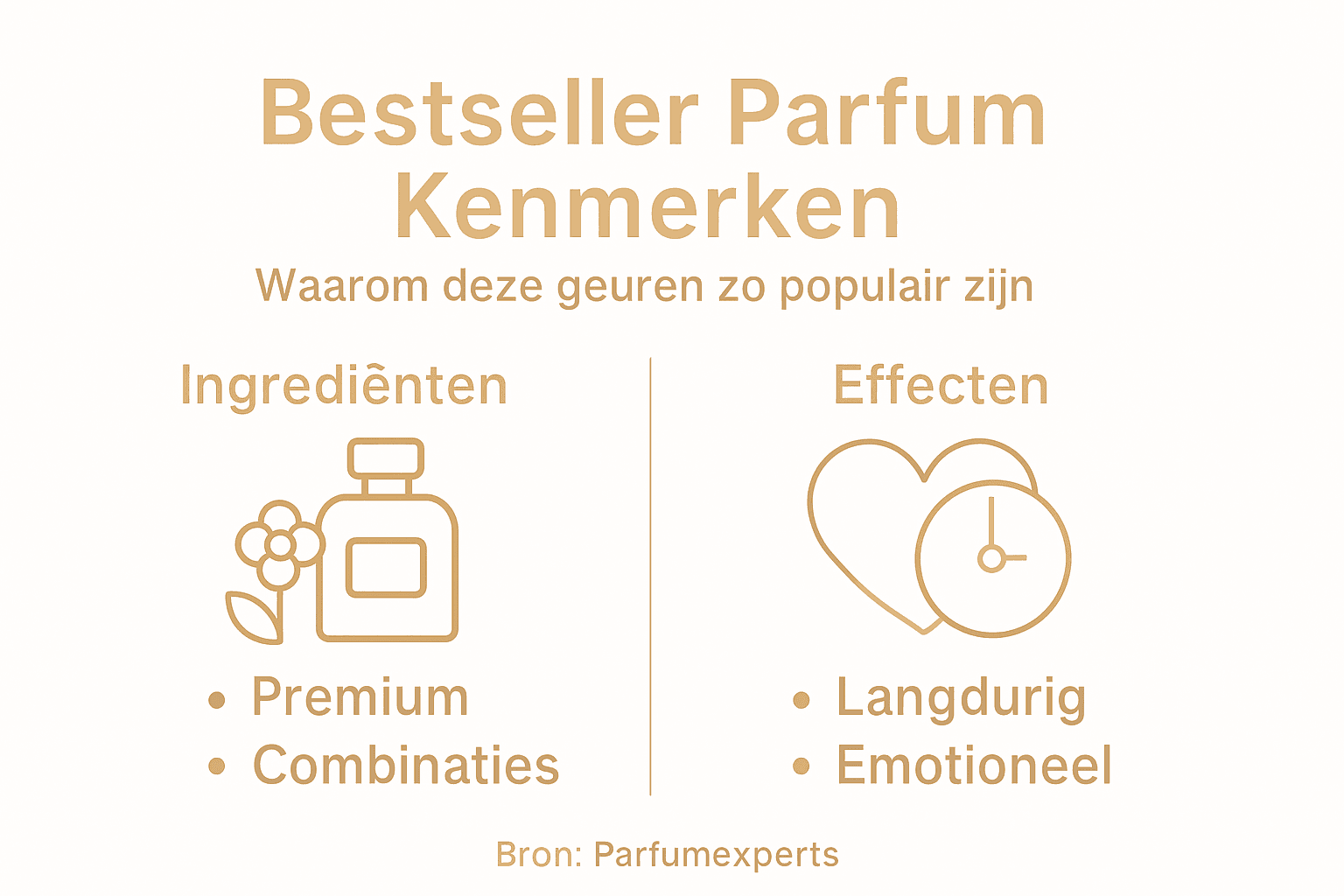 Overzichtelijke infographic: de kenmerken van populaire parfums op een rij