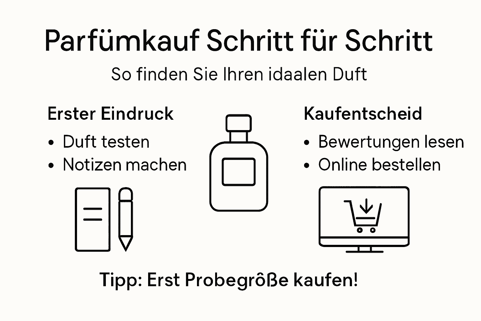 Schritt-für-Schritt-Anleitung: So findest du das perfekte Parfum