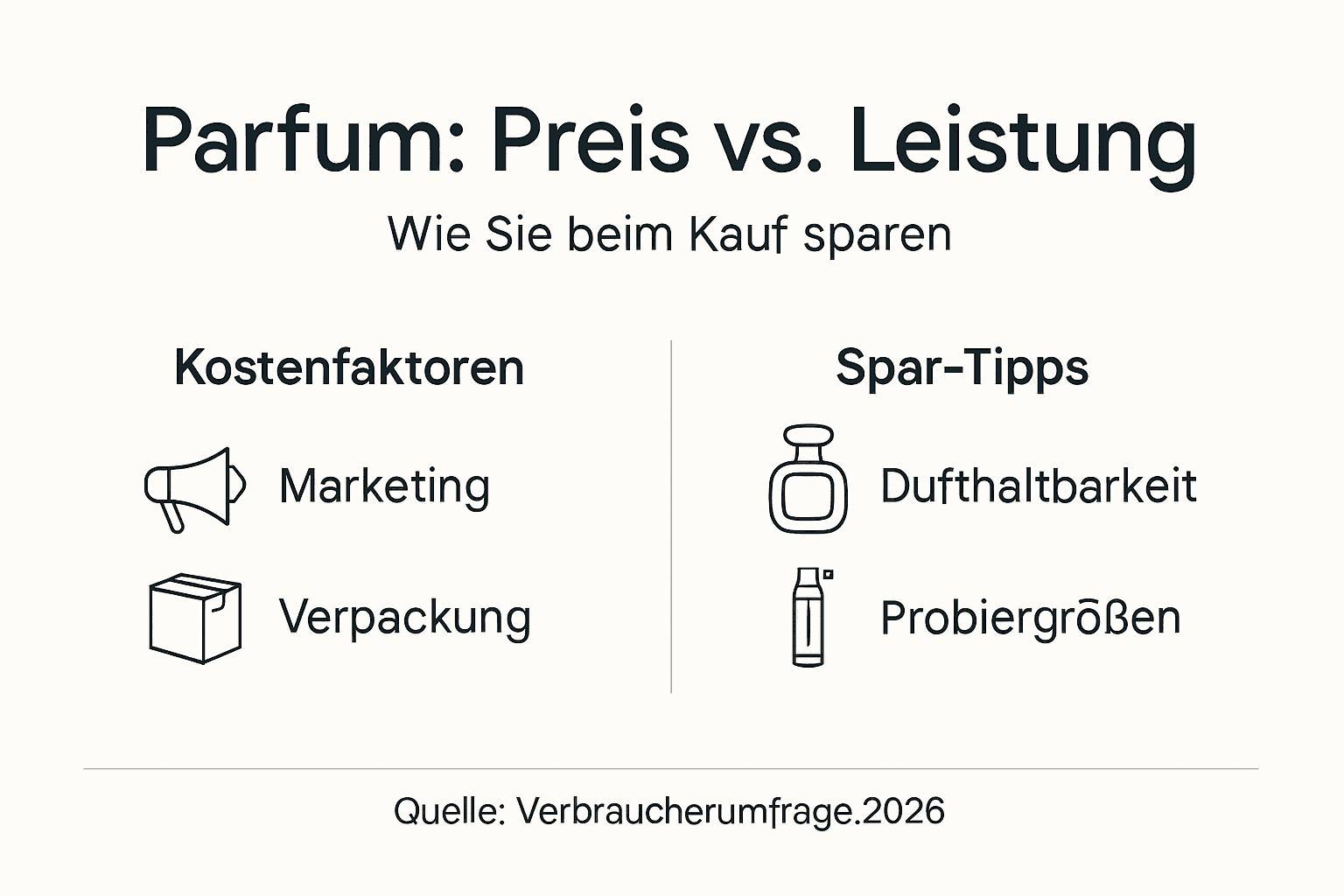 Grafik: Welcher Duft bietet das beste Preis-Leistungs-Verhältnis?