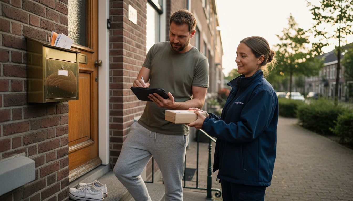 Je parfumpakket wordt gewoon bij je thuis afgeleverd.