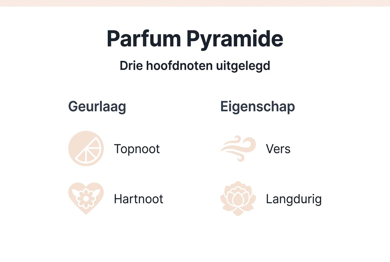 Infographic: de parfum piramide helder uitgelegd