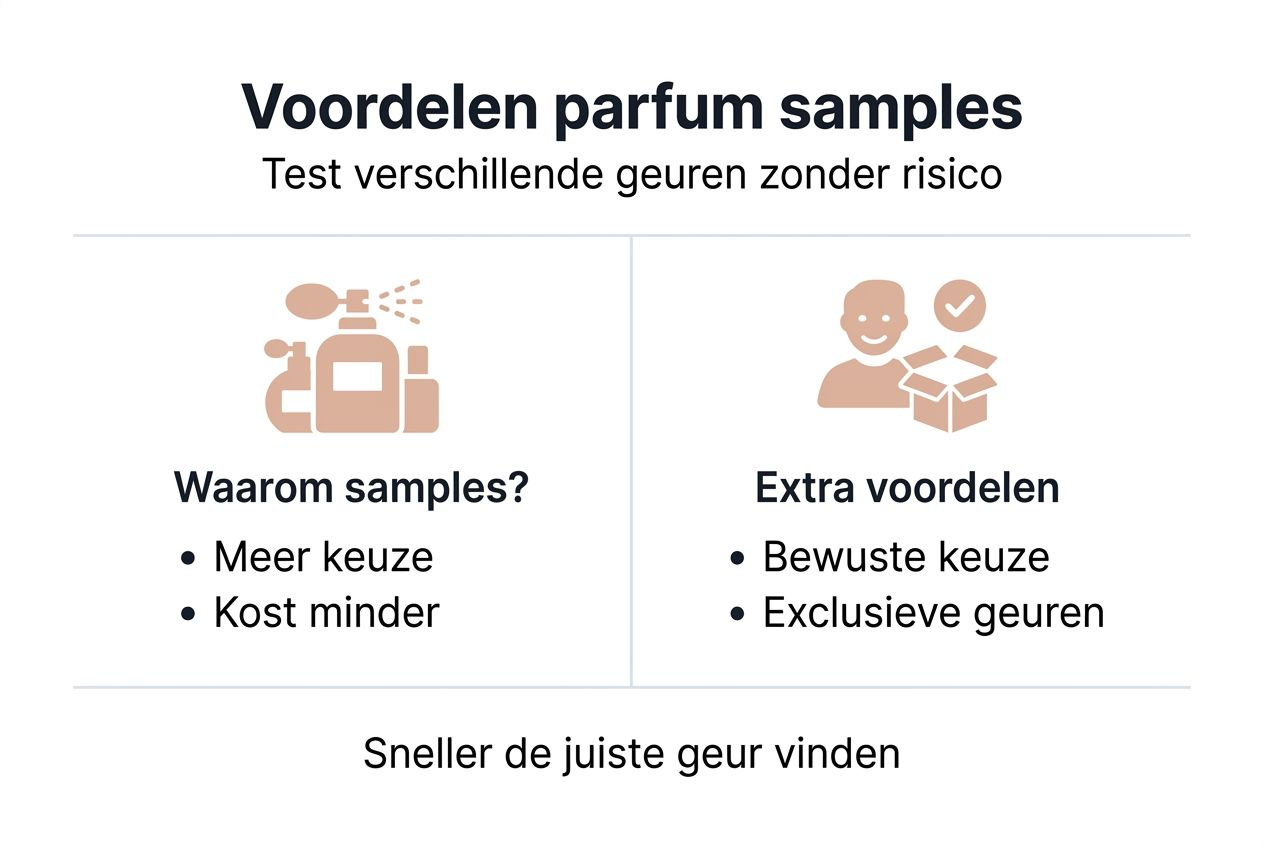 Infographic: Waarom parfum samples uitproberen een slimme keuze is
