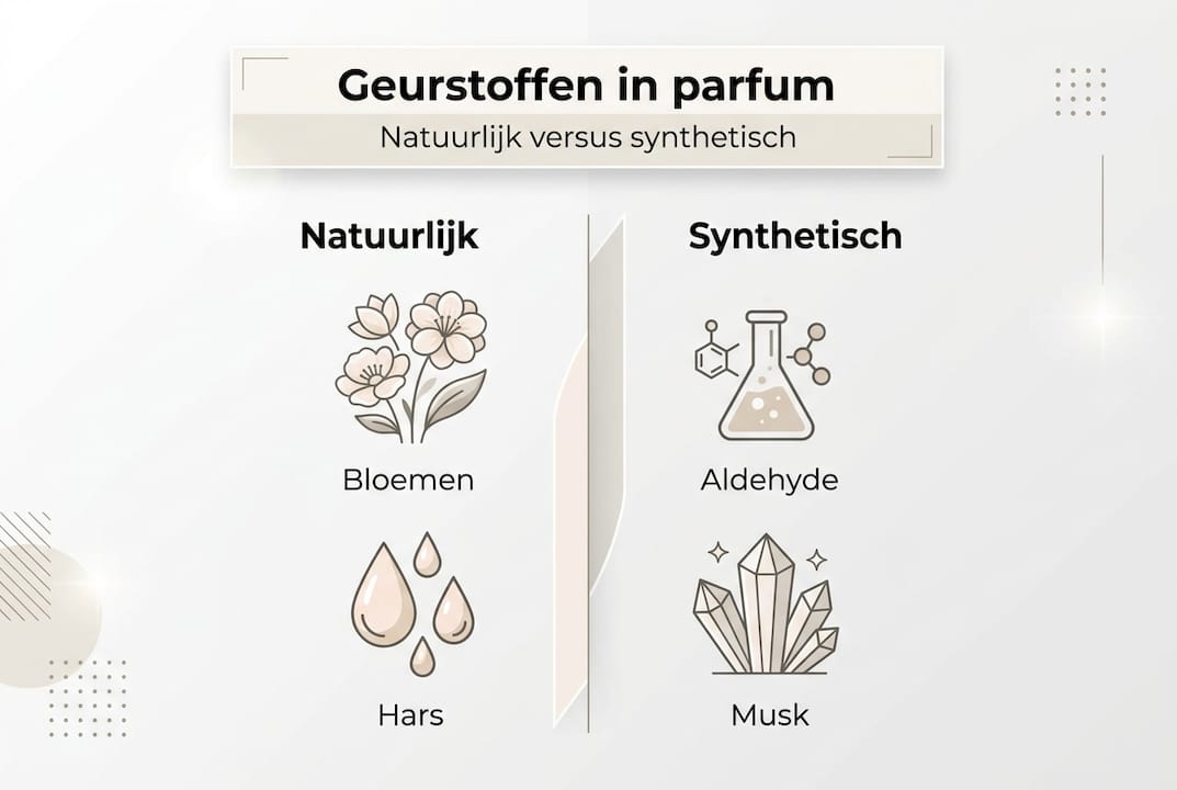 Infographic: het verschil tussen natuurlijke en synthetische geurstoffen
