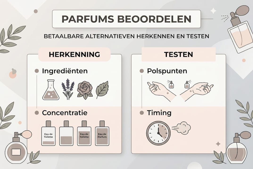Infographic: parfumtest en beoordelingscriteria