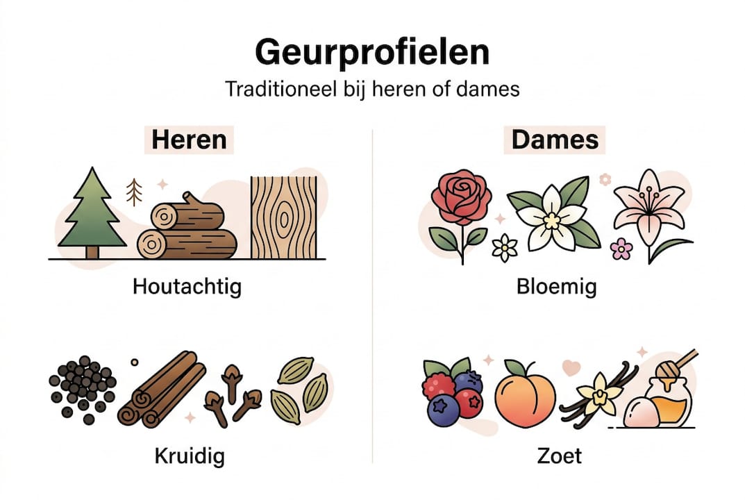 Infographic: de favoriete geurtonen van mannen en vrouwen in beeld