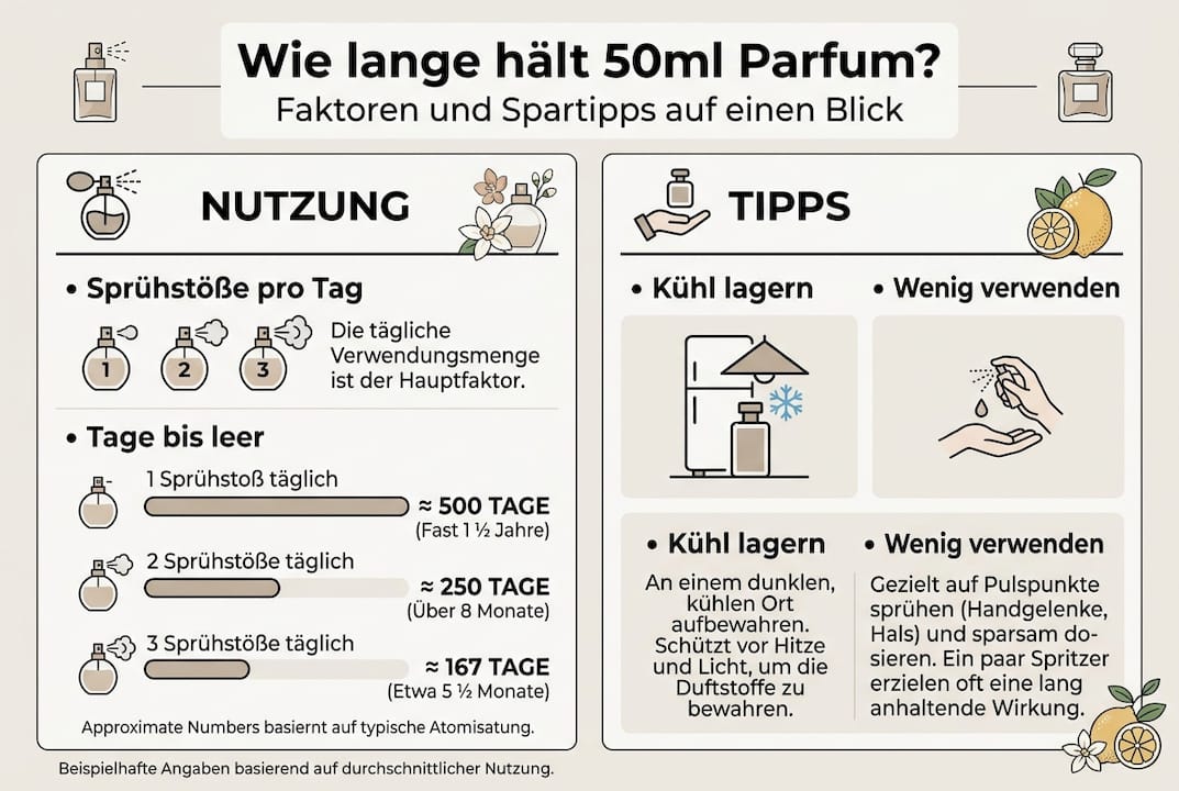 Infografik: So wenden Sie Parfum richtig an – Tipps und Tricks für den perfekten Duft