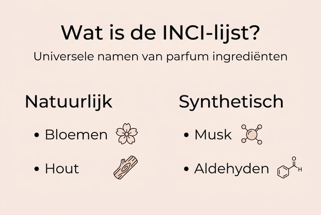Infographic: wat vertelt de INCI-lijst over natuurlijke en synthetische ingrediënten?