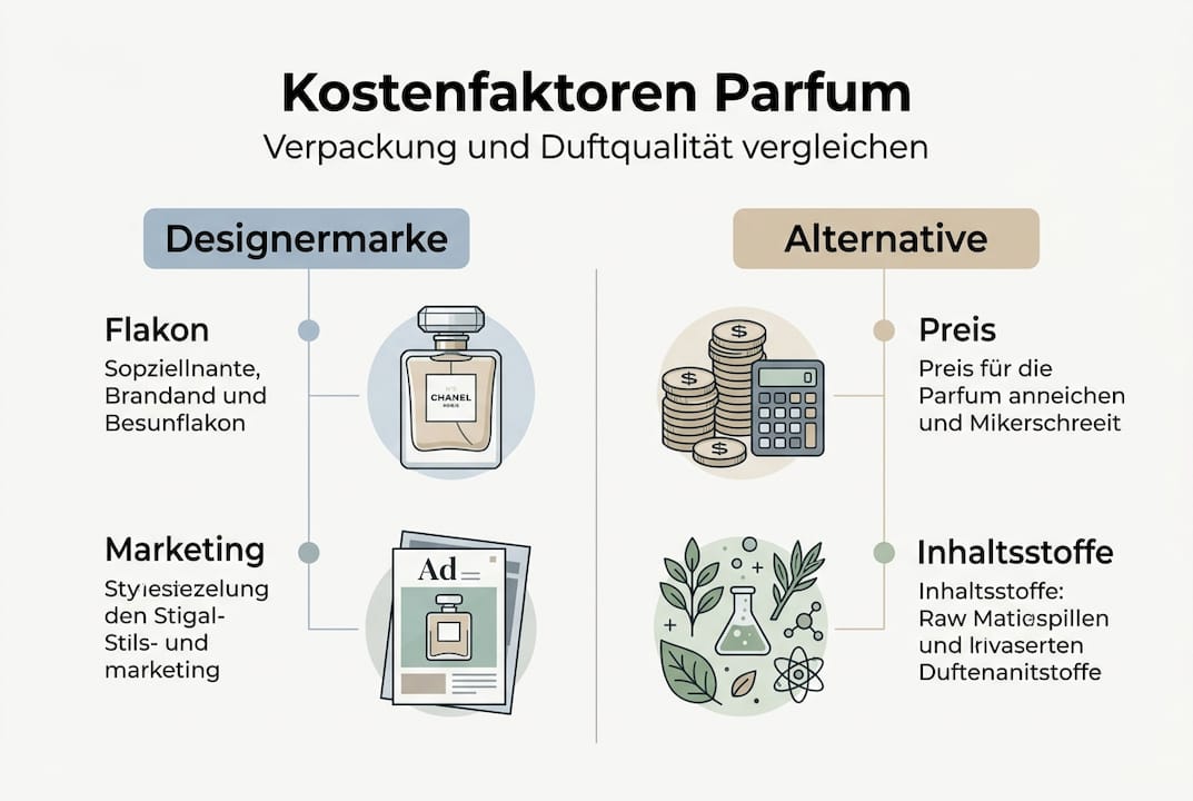 Übersicht: Was beeinflusst den Preis von Parfums? – Ein Kostenvergleich auf einen Blick