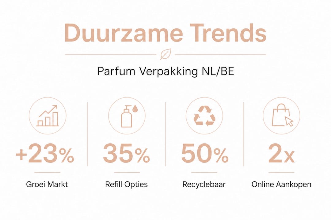 Infographic: Duurzaamheidscijfers van parfumverpakkingen