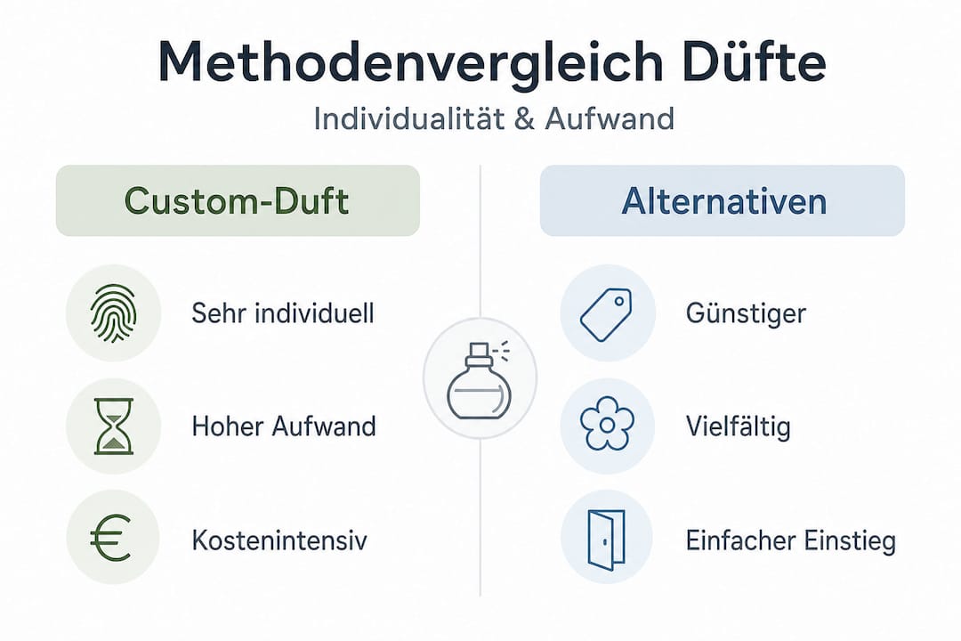 Methoden zur individuellen Duftgestaltung im Vergleich
