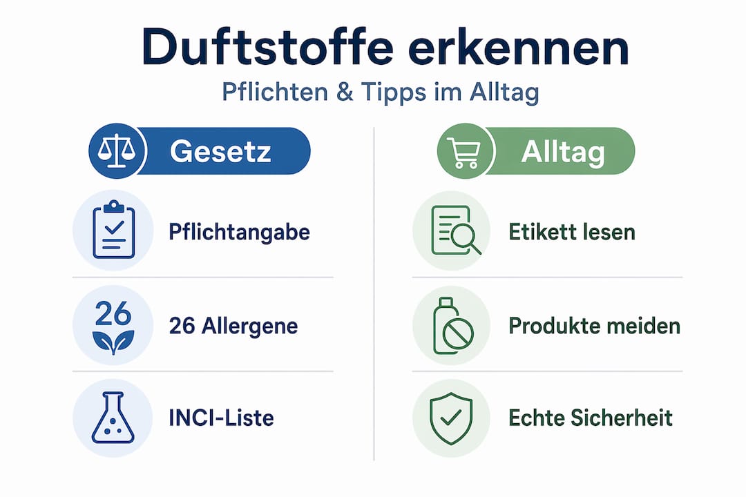 Infografik: So erkennen Sie Duftstoffe – rechtliche Vorgaben und praktische Alltagstipps