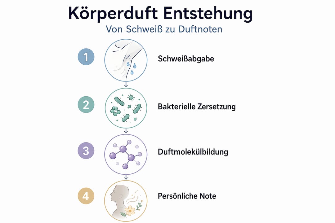 Infografik: Wie Körpergeruch entsteht