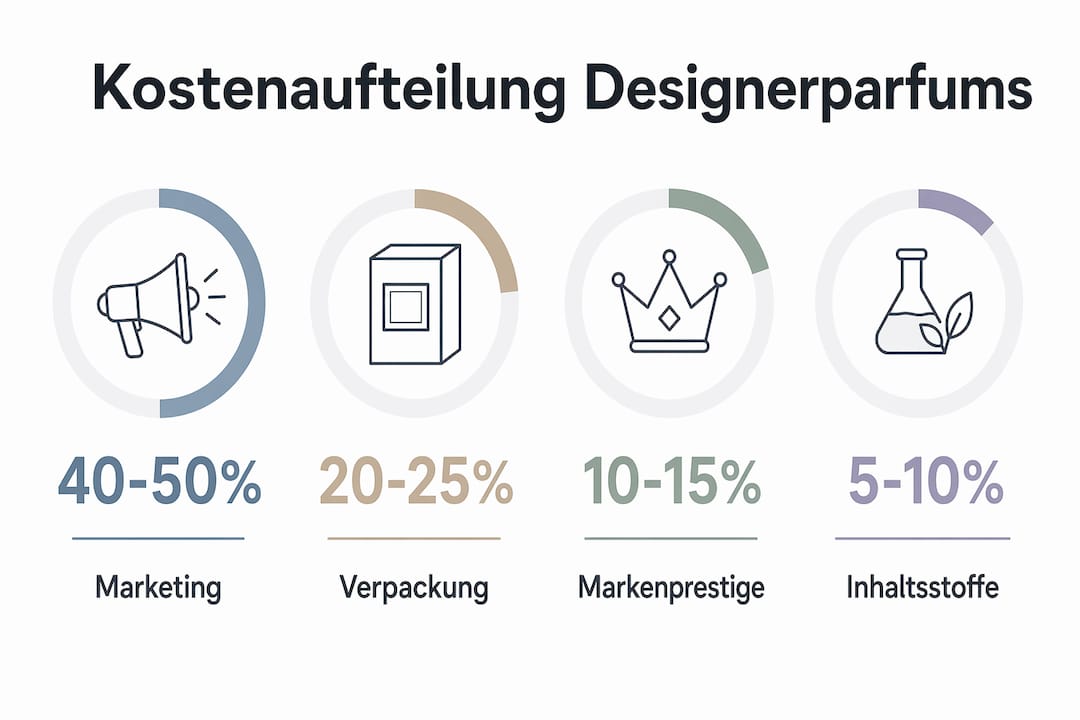 So setzen sich die Preise von Designer-Parfums wirklich zusammen – eine anschauliche Infografik