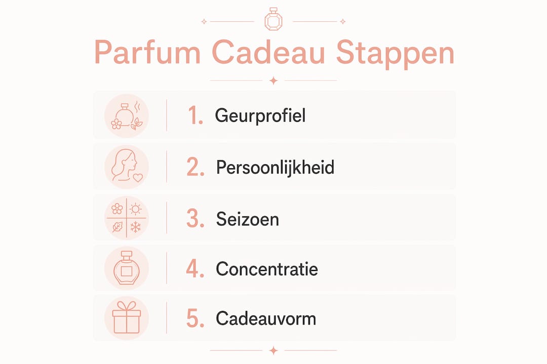 Infographic: handige tips voor het kiezen van een parfum als cadeau
