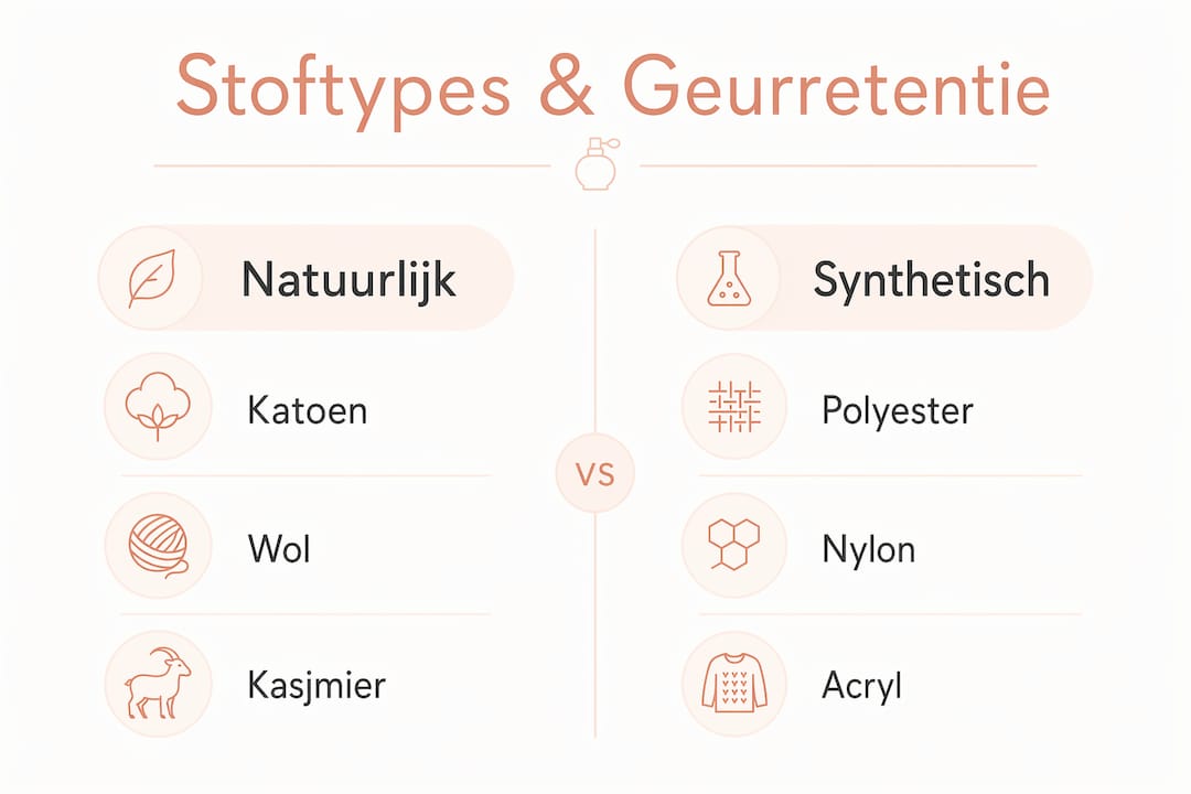 Infographic: geurvastheid van natuurlijke en synthetische ingrediënten vergeleken