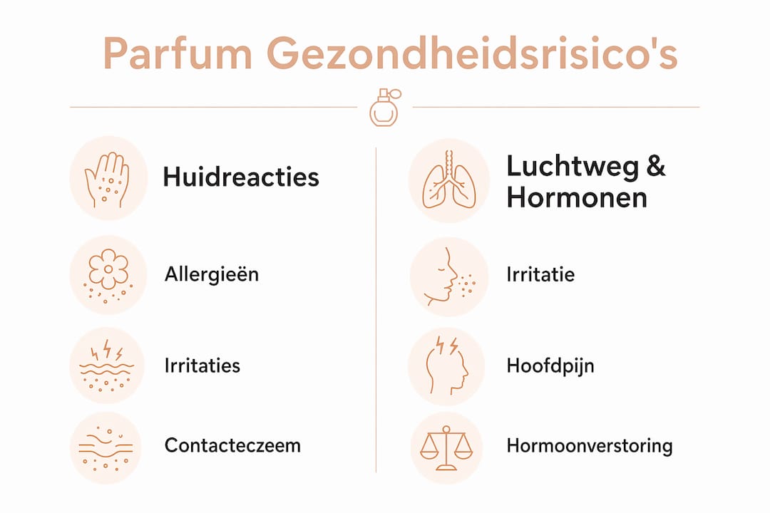 Infographic: Gezondheidsrisico’s van parfum voor huid en luchtwegen in beeld gebracht