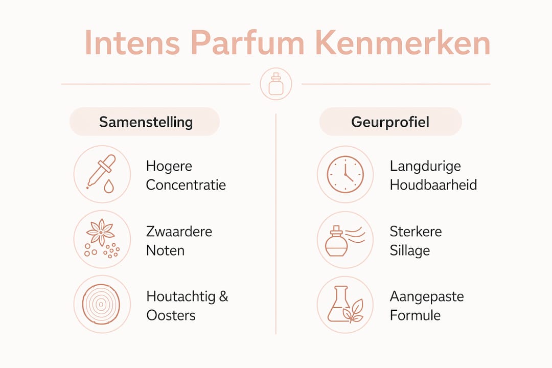 Infographic: Wat maakt een parfum intens? Ontdek de belangrijkste eigenschappen