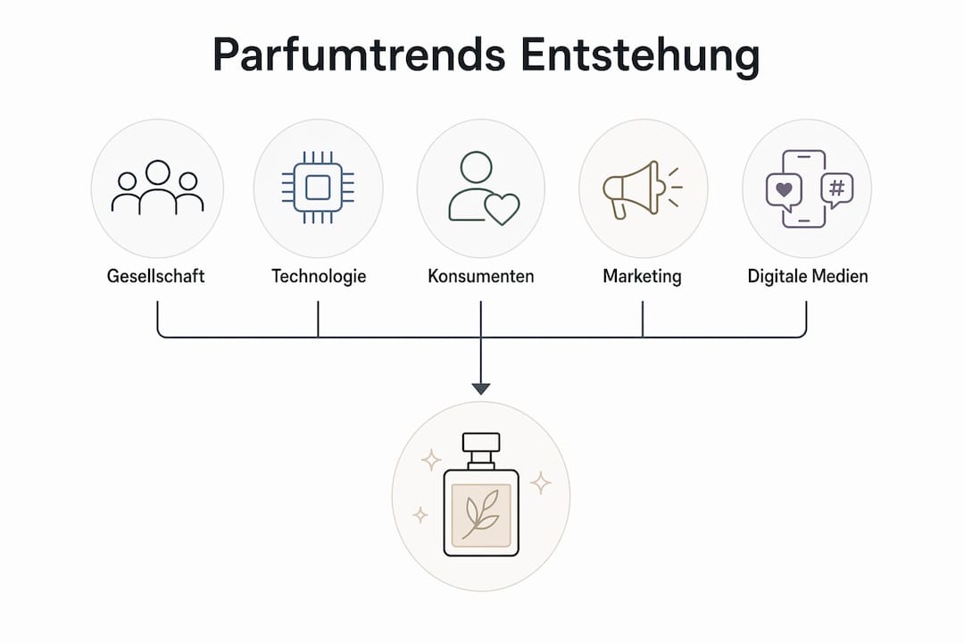 Infografik: Wie entstehen neue Parfumtrends?