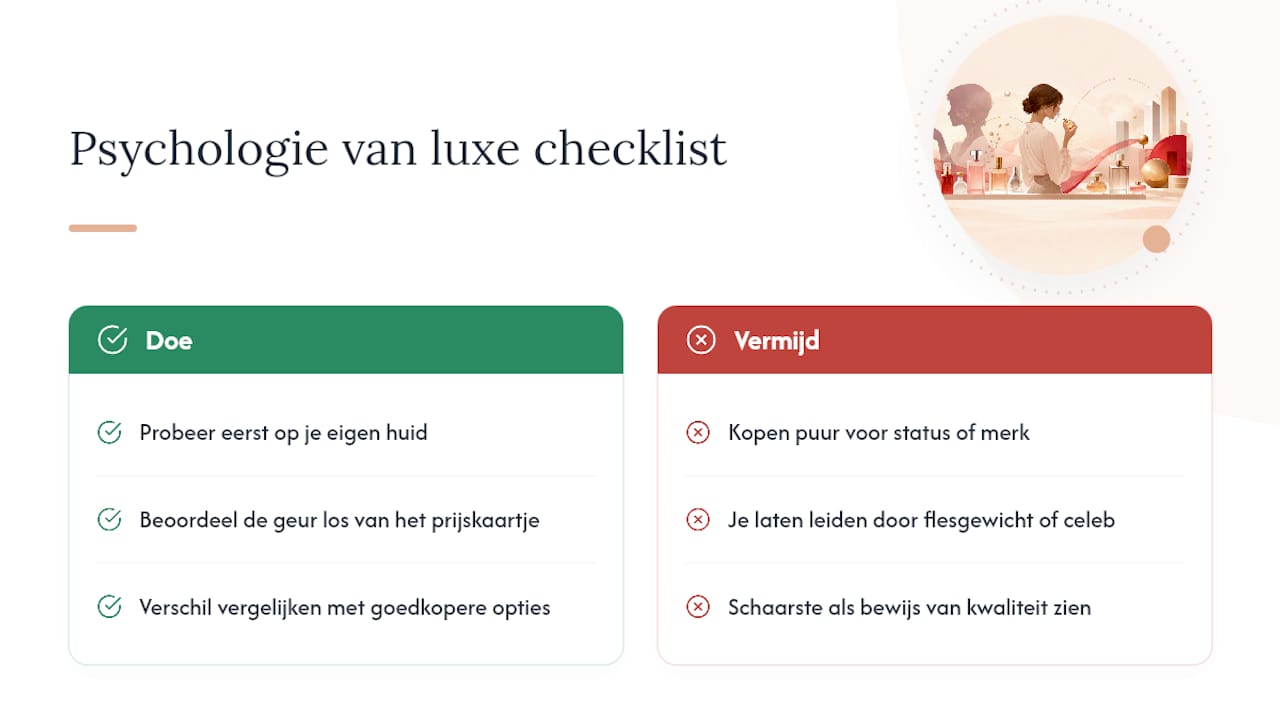 Psychologie van luxe: waarom prijs emotie en status weerspiegelt — overview diagram