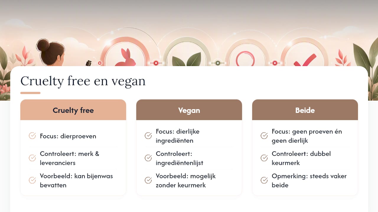 Rozdíl mezi certifikací cruelty-free a vegan