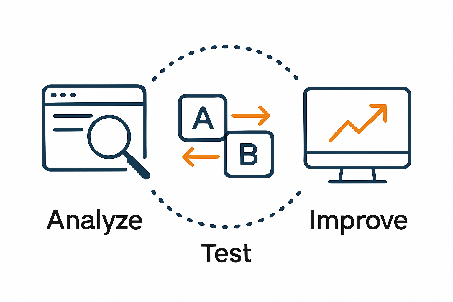 Principles of website conversion illustrated