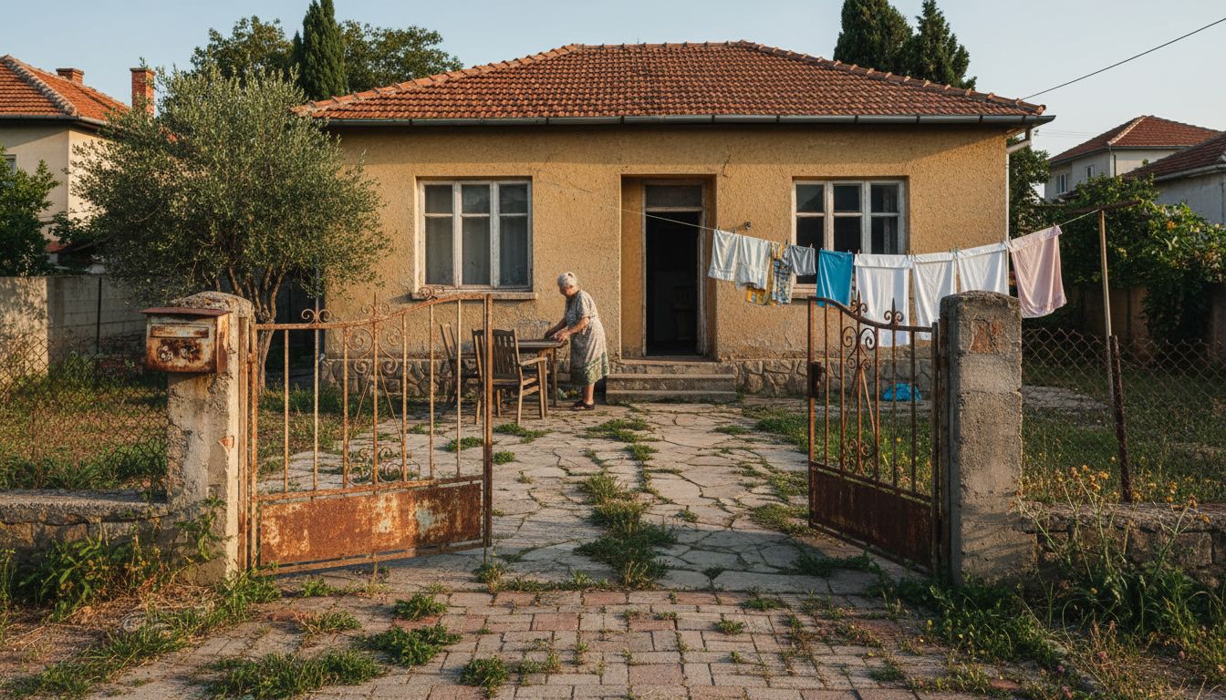 Bulgarian vacation rental home street view