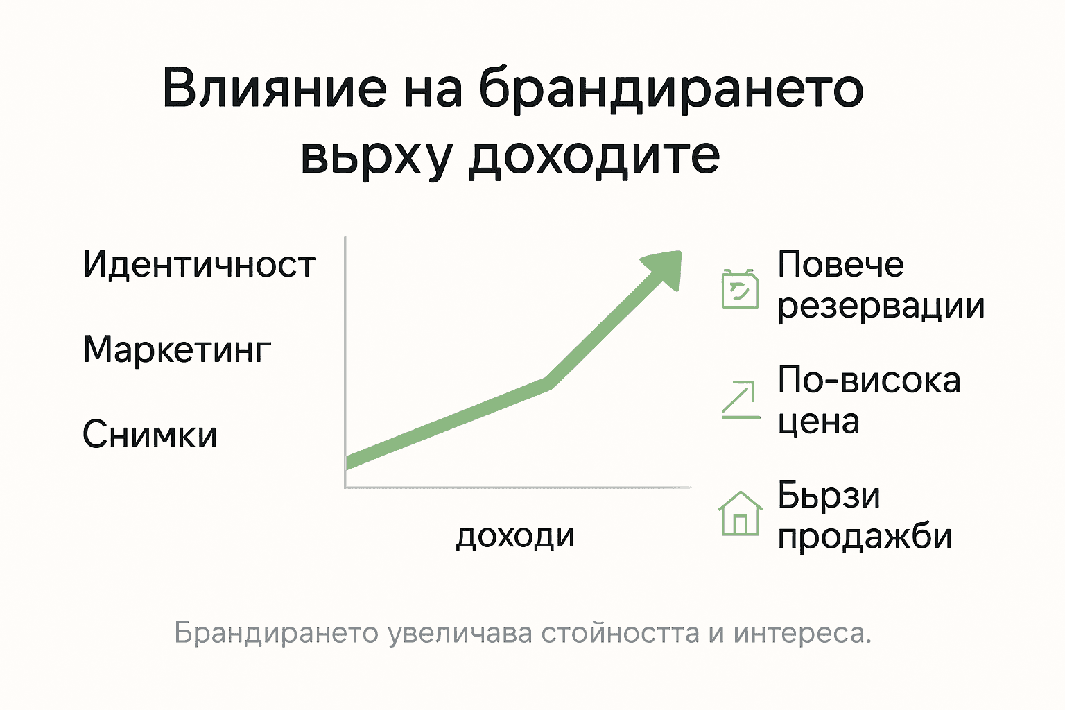 Инфографика: Как доброто брандиране на имота може да увеличи приходите ви