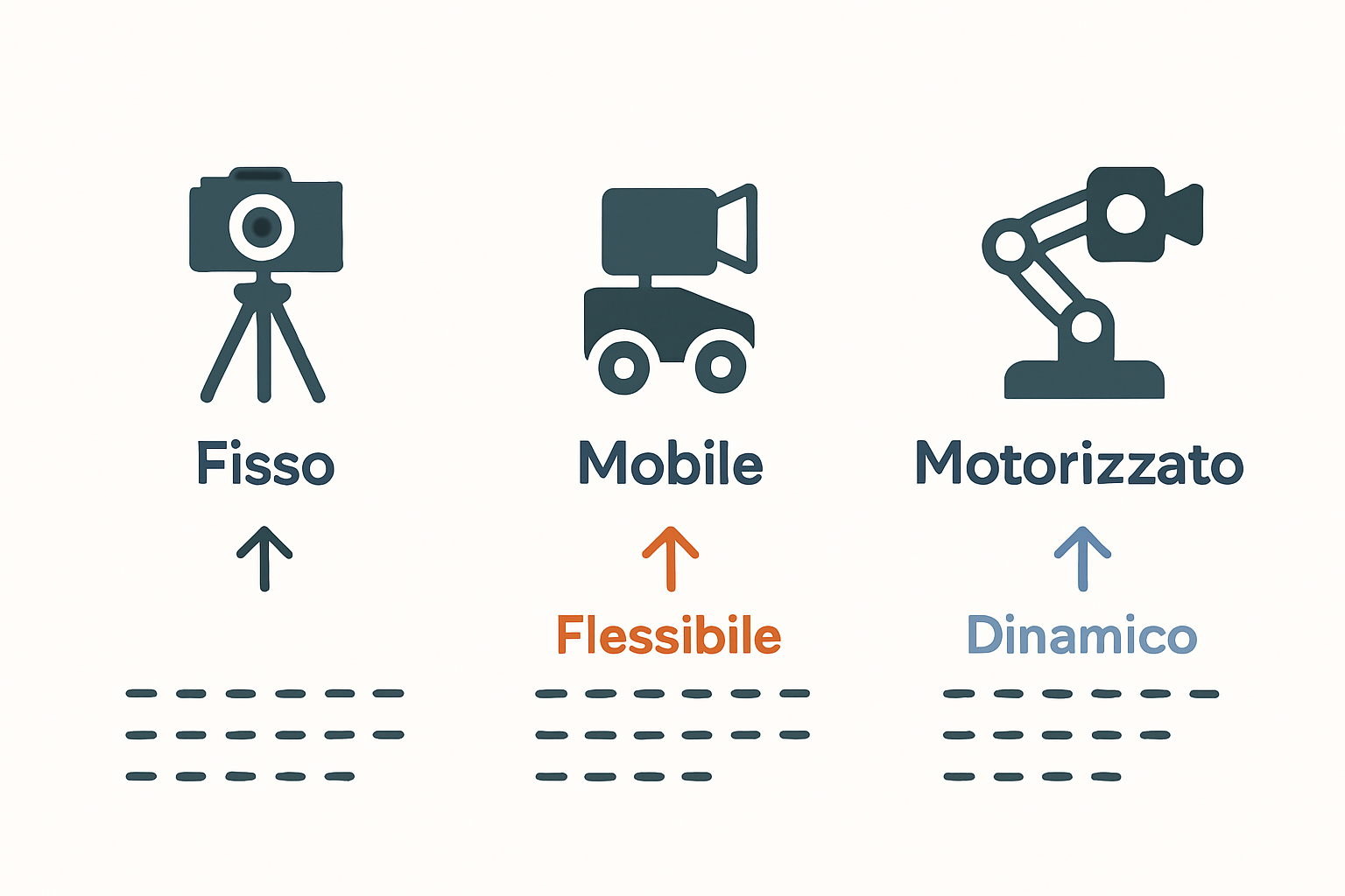 Infographic comparing types of timelapse systems
