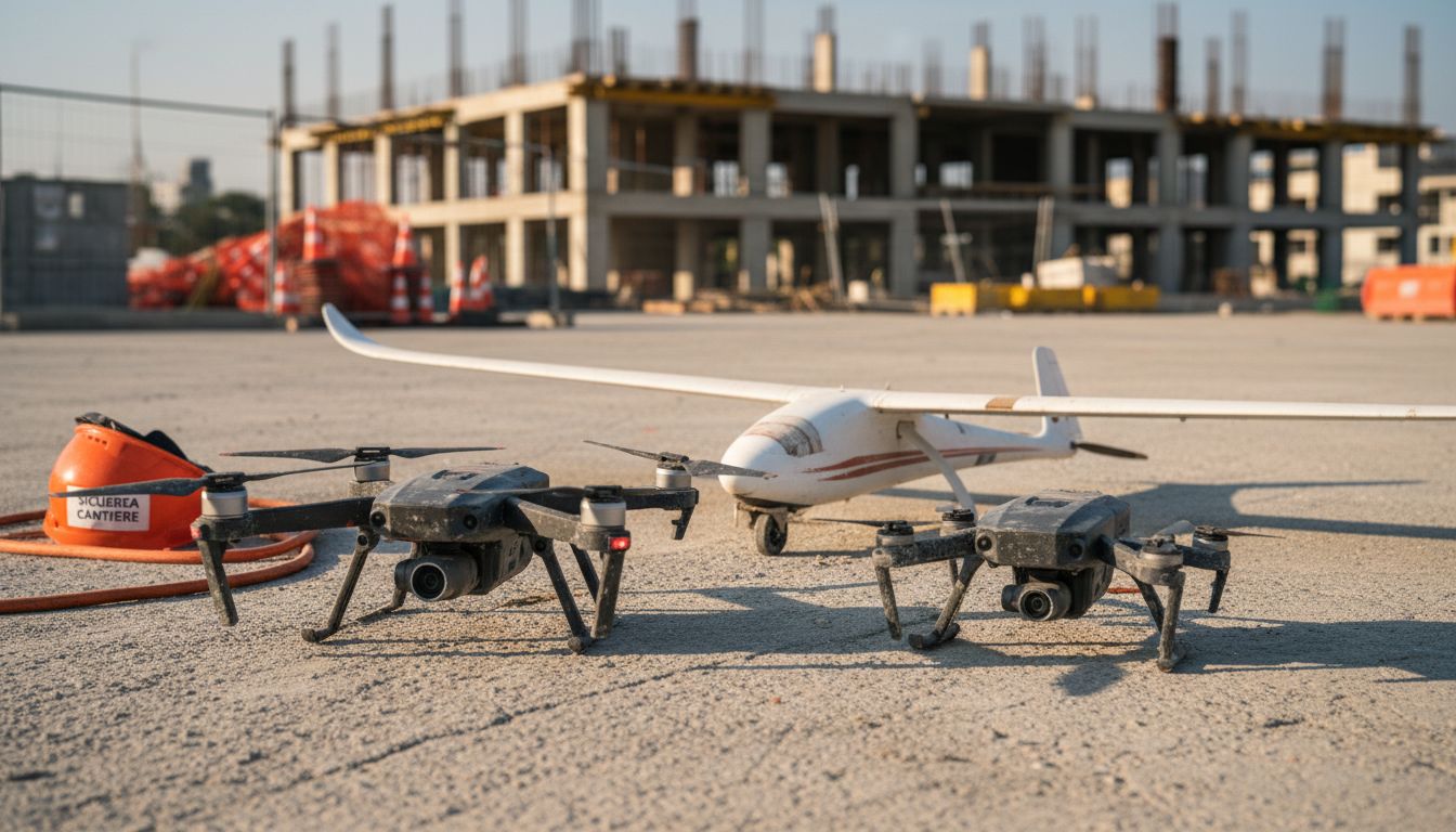 Tre principali tipologie di droni strutturali utilizzati nei cantieri edili