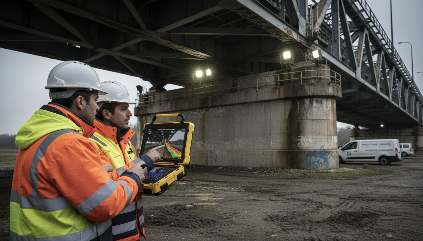 Tecnici specializzati effettuano controlli dei ponti termici tramite l’utilizzo di droni