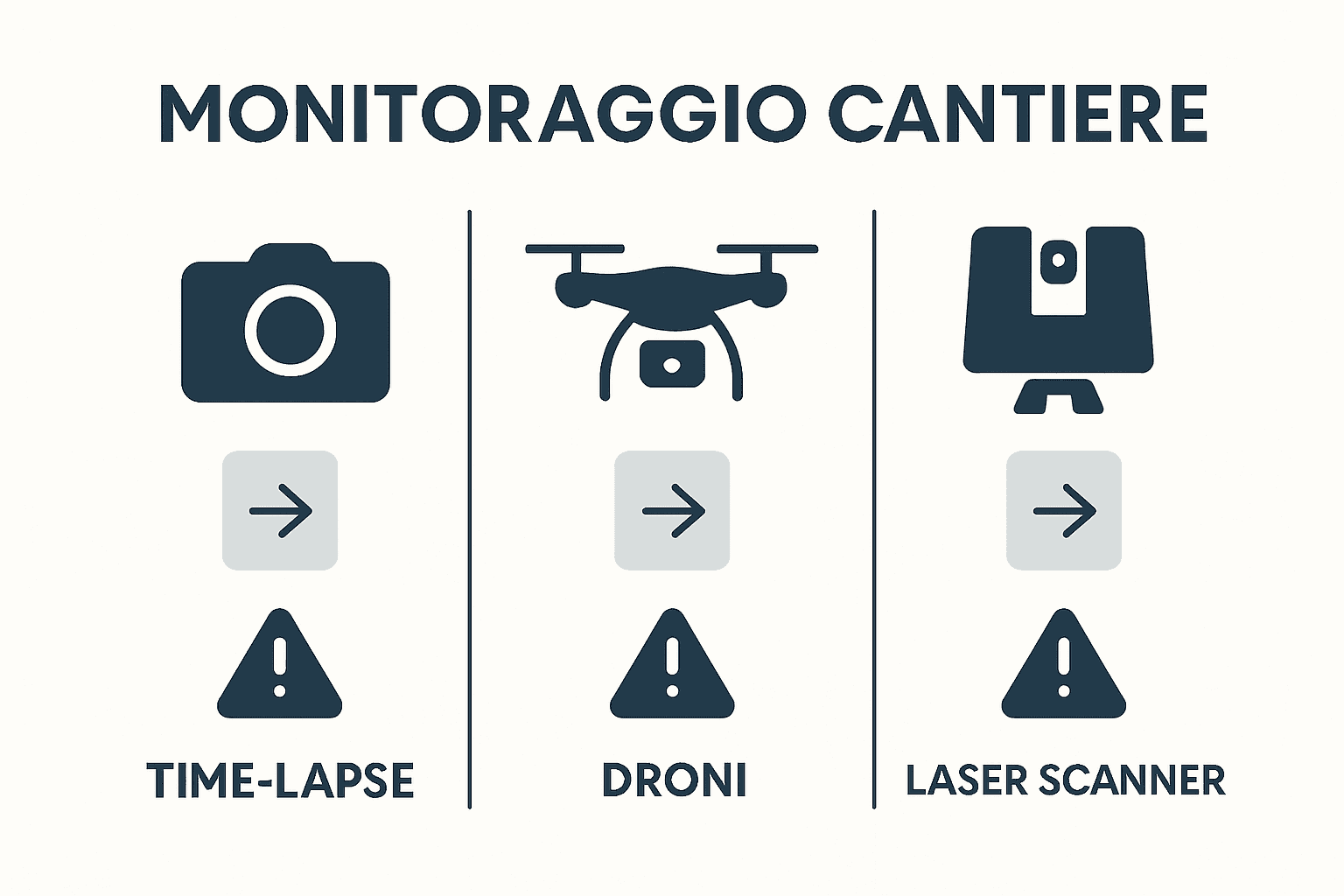 Infografica comparativa sulle tecnologie di monitoraggio