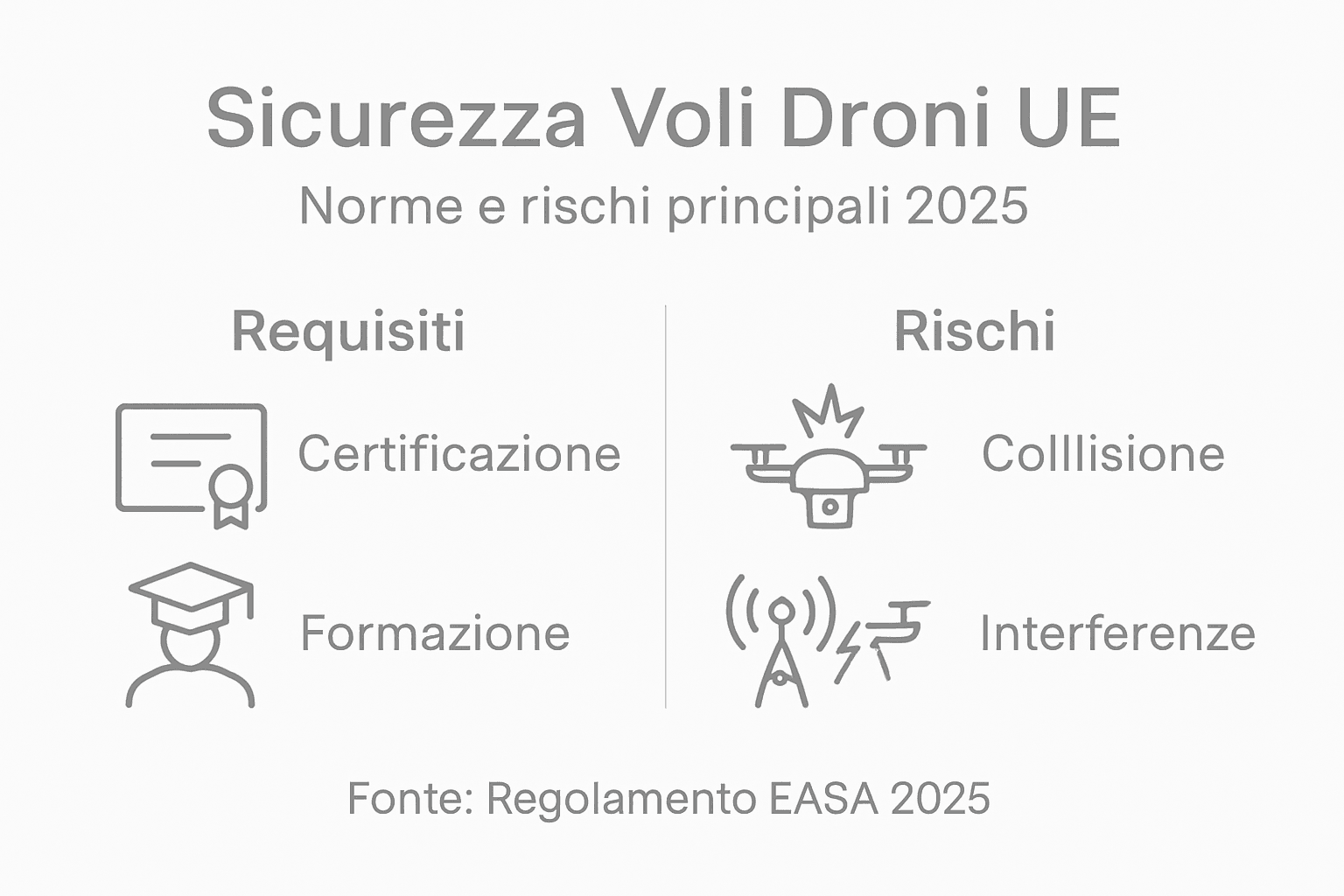 Guida illustrata alla sicurezza dei droni: cosa cambierà nel 2025
