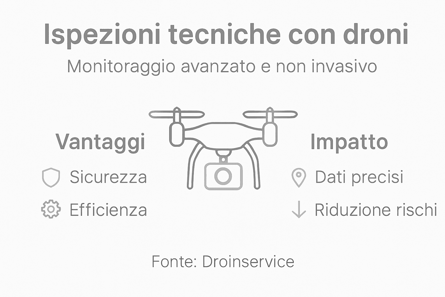 Infografica: tutti i vantaggi e l’impatto dei droni professionali