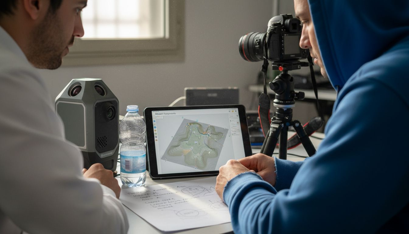 Gli ingegneri si avvalgono di tecnologie come il LiDAR e la fotogrammetria per effettuare rilievi precisi.