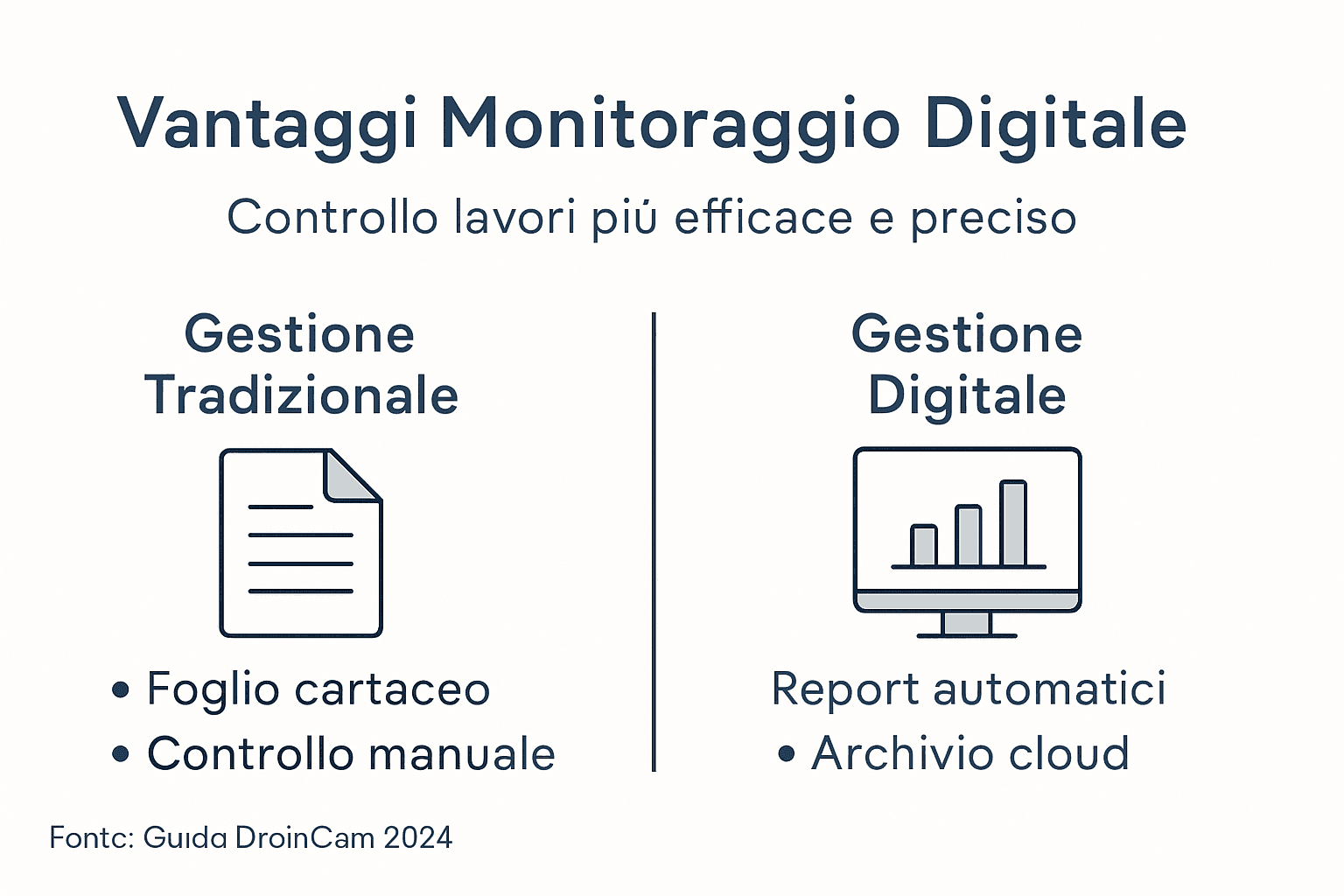 Infografica: tutti i benefici del monitoraggio digitale nei cantieri