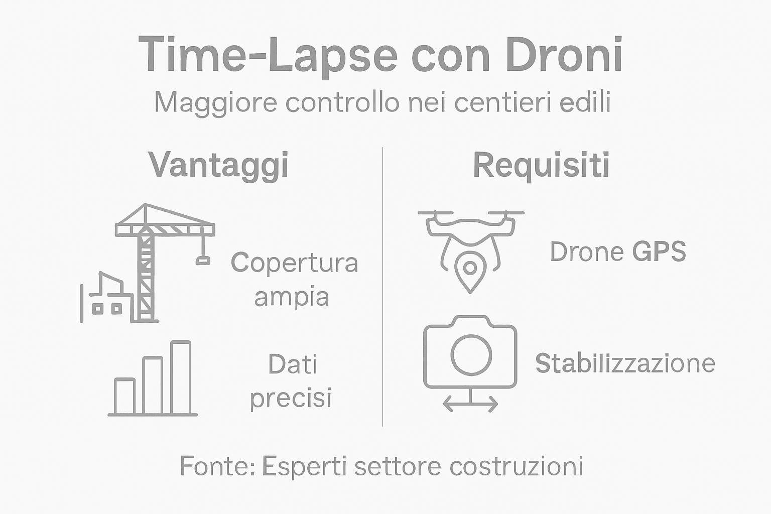Infografica: tutto quello che c’è da sapere su droni in cantiere – vantaggi, normative e requisiti indispensabili